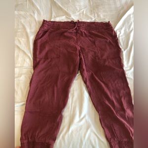 Super soft Gap pants. XL. Burnt red color. Ankle length